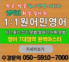 수학과외 1대1원어민영어회화
